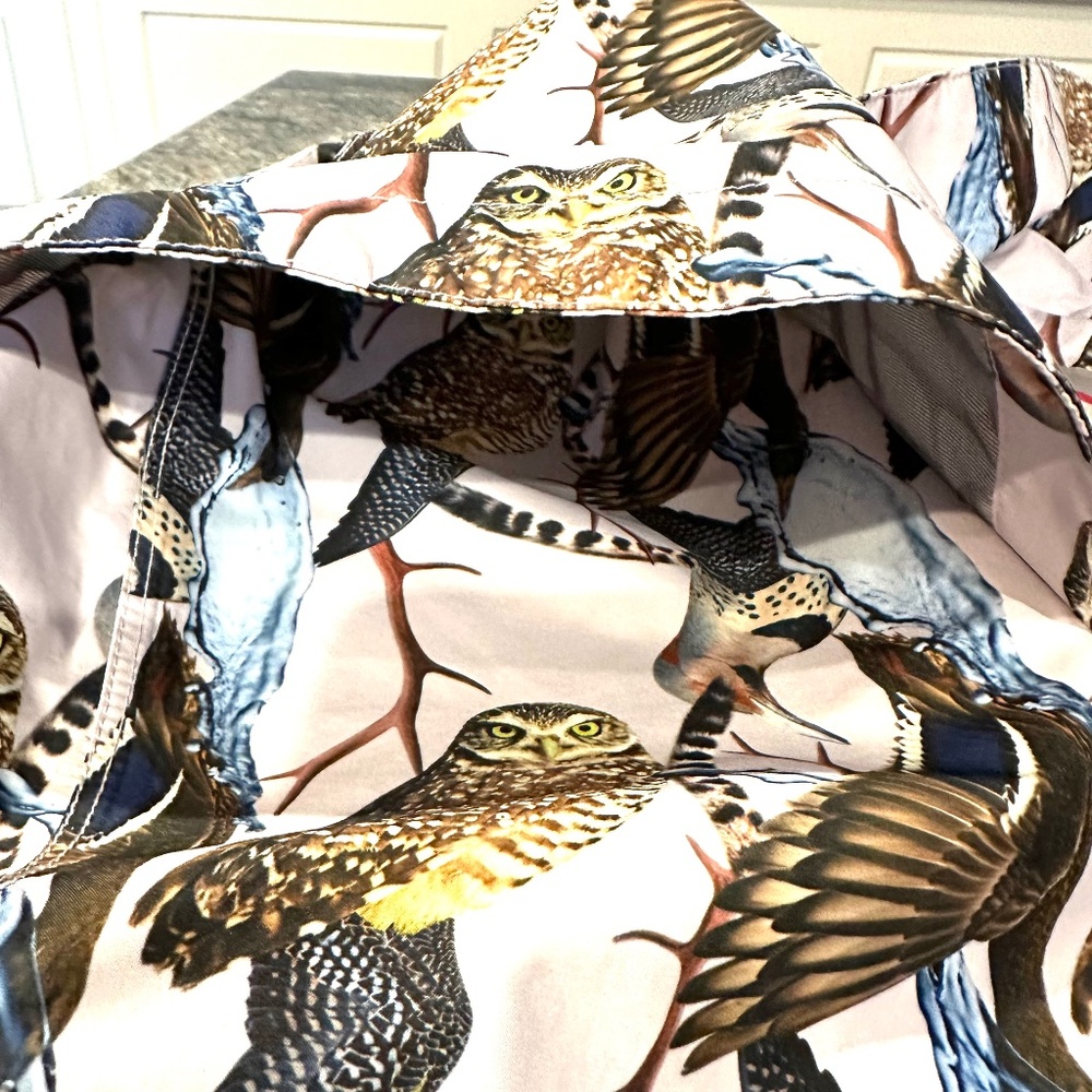 Hunter Multicolor Bird Print Utility Jacket - Picture 12 of 14